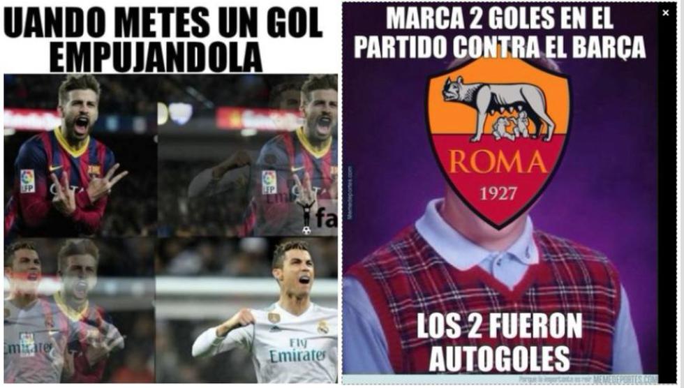 Los mejores memes de la victoria de Barcelona sobre Roma en cuartos de final de Champions League. (Difusión)