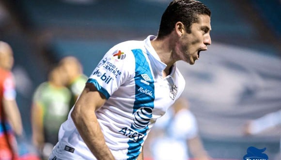 Santiago Ormeño tiene 4 goles en el Guard1anes 2021 de Liga MX. (Foto: Club Puebla)
