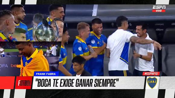 El hijo de Frank Fabra se robó el show en la celebración de Boca Juniors. (Video: ESPN)