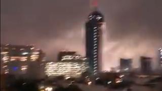 Por qué el cielo se iluminó con luces durante el sismo de 7.1 en México