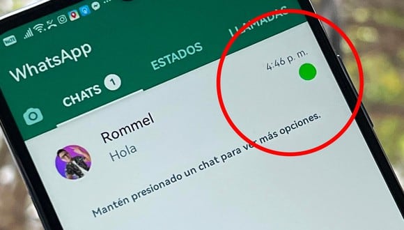 ¿Quieres saber cómo poner un mensaje abierto como "no leído" en WhatsApp? Usa este espectacular truco. (Foto: MAG - Rommel Yupanqui)