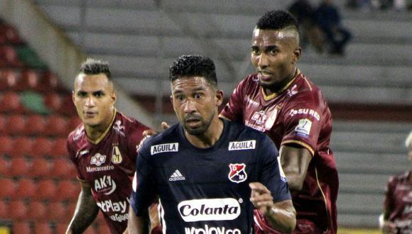 Tolima y Medellín empataron 1-1 por el Torneo Finalización de la Liga BetPlay. (Foto: Prensa Dimayor)