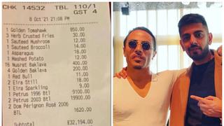 La dura crítica de un millonario por los exorbitantes precios del restaurante de Salt Bae en Reino Unido