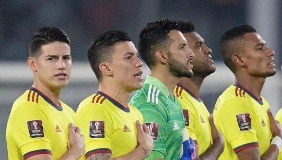 Selección de Colombia en las eliminatorias rumbo a Qatar 2022. (Foto: AFP)