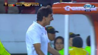 Sporting Cristal: la eufórica celebración de Gustavo Costas en golazo de Santa Fe [VIDEO]