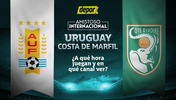 A qué hora juega Costa de Marfil vs. Uruguay y en qué canales de TV ver el amistoso
