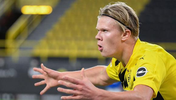 Erling Haaland tiene contrato con el Borussia Dortmund hasta el 2024. (Foto: EFE)