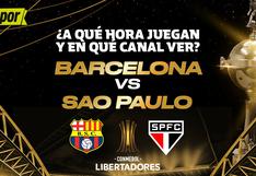 Barcelona SC vs. Sao Paulo: a qué hora juegan hoy por la Copa Libertadores