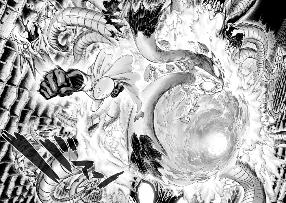 Saitama derrota a Orochi de un solo golpe (Foto: Viz Media)