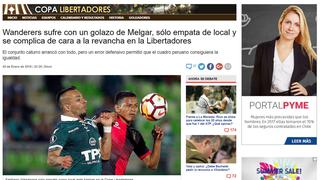 Melgar: así informó la prensa chilena sobre el empate ante Santiago Wanderers por Copa Libertadores
