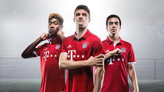 Bayern Munich presentó su camiseta para la próxima temporada 2016-17