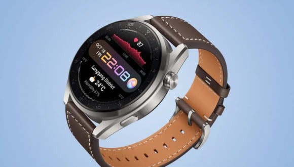 Huawei Watch 3 se lanza oficialmente. Conoce todos los detalles de este reloj con sistema operativo HarmonyOS. (Foto: Huawei)