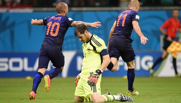 Holanda goleó en aquella oportunidad a España, una 'revancha' que nunca se olvidará. (FIFA/GEtty)