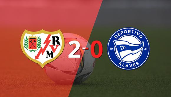 Rayo Vallecano le ganó con claridad a Alavés por 2 a 0