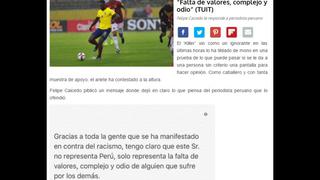 La reacción de la prensa de Ecuador tras comentarios racistas de Butters