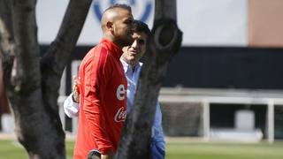 Tres jugadores de Chile con fiebre: Vidal es duda ante la Selección peruana