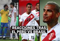 Perú vs. Brasil: Las reacciones de los futbolistas de la selección tras el polémico arbitraje