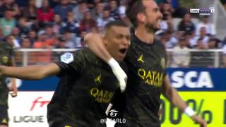 ¡Doblete en minutos! Mbappé anotó para el 2-0 de PSG vs. Auxerre [VIDEO]