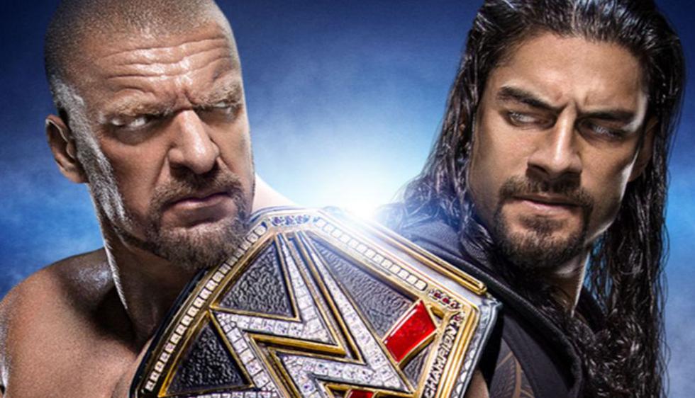 Triple H defenderá el título de la WWE ante Roman Reigns en la pelea central del WrestleMania 32. (WWE)