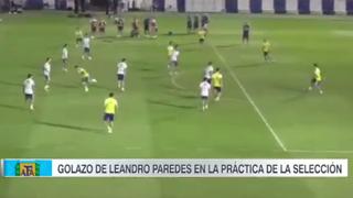 Imposible: el alucinante golazo de arco a arco de Leandro Paredes antes del Clásico ante Brasil [VIDEO]