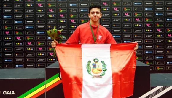 Nano Fernández se quedó con la medalla de bronce en Mundial Juvenil de Tenis de Mesa. (Difusión)