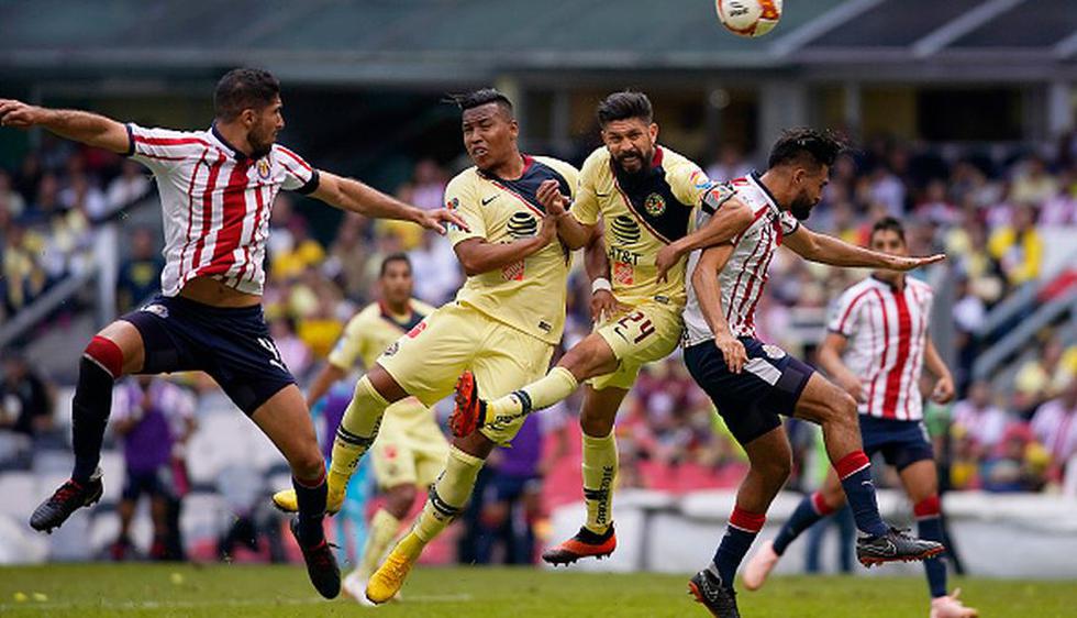 América vs Chivas por la fecha 7 del Apertura 2018 Liga MX. (Fotos: Getty)