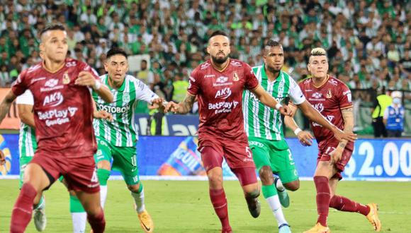 Nacional venció 2-1 a Tolima: resumen y goles del partido por Final Liga BetPlay 2022. (Foto: Dimayor)