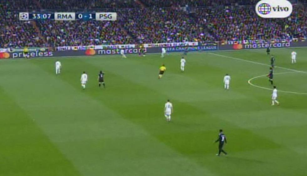 Asi se gesto el golazo del PSG frente al Real Madrid. (Capturas: América TV)