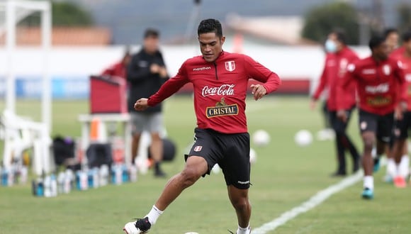 Anderson Santamaría podría sumar minutos en el choque de Perú vs. Paraguay. (Foto: Jesús Saucedo / @photo.gec)