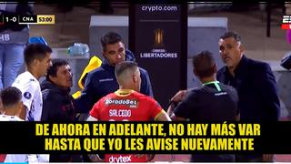 Sport Huancayo vs. Nacional: Momento en que el árbitro explica que se cayó el sistema VAR