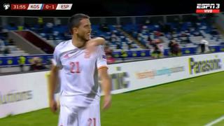 Media vuelta perfecta y a cobrar: Pablo Fornals anotó el 1-0 de España vs. Kosovo [VIDEO]
