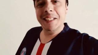 Se van a la Par-Tusa: El Dipy recibió una camiseta de regalo del PSG y alentó a parisinos para la final