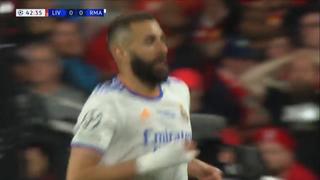 Polémica en París: el gol anulado a Benzema que pudo ser el 1-0 en Real Madrid vs. Liverpool