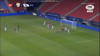 Por arriba, su especialidad: Samudio abre el marcador para Paraguay vs. Chile [VIDEO]