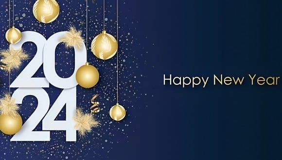 Frases de Feliz Año Nuevo 2024: imágenes, mensajes y postales para dedicar (Foto: Internet)