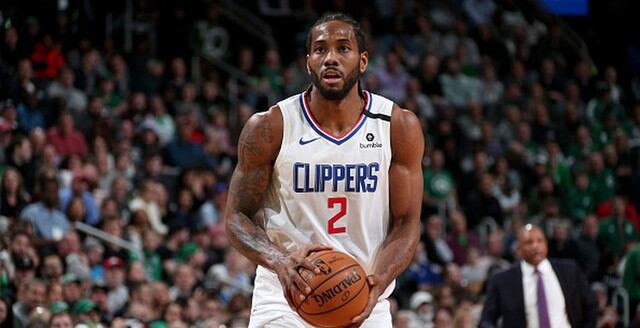 Kawhi Leonard de Los Angeles Clippers para el Team LeBron. (Getty Images)