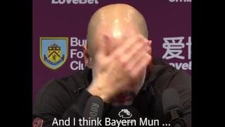 Ya es viral: Guardiola confundió al City con Bayern Munich y explotó la risa en conferencia de prensa [VIDEO]