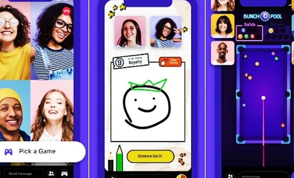 Juegos Online: conoce Bunch, la app que te permite jugar en videollamadas. (Foto: captura)