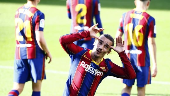 Antoine Griezmann anotó el 2-0 en el Barcelona vs. Osasuna (Foto: AP)