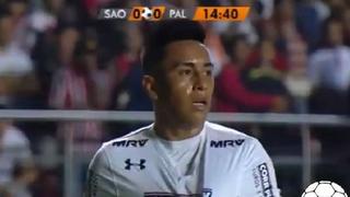 No estuvo fino: las jugadas por las que Cueva obtuvo el puntaje más bajo ante Palmeiras [VIDEO]