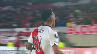 Alegría en el Monumental: goles de Martínez y Barco para el 4-0 de River Plate sobre Colo Colo