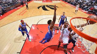 NBA: los Raptors vencieron a los Philadelphia 76ers en el Juego 1 de la segunda ronda de los playoffs