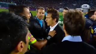 ¡Enloqueció! Guillermo Barros Schelotto arremetió así contra el árbitro del Boca vs. Racing | VIDEO