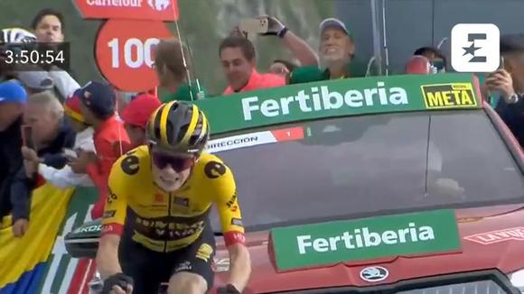 Así fue el triunfo de Jonas Vingegaard en la Etapa 13 de la Vuelta a España | VIDEO: Eurosport