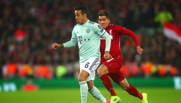 Thiago Alcántara termina contrato con Bayern Munich el 2021 (Foto: Getty Images)