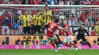 Bayern Munich goleó 4-1 al Borussia Dortmund y tiene la Bundesliga casi definida