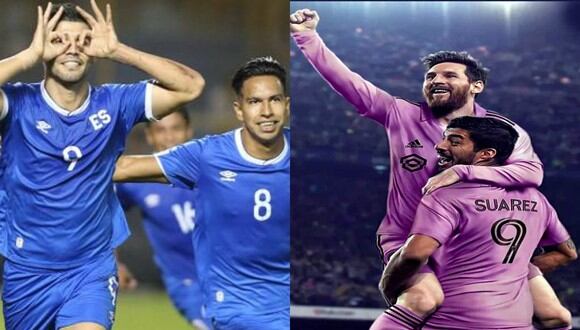 El Salvador vs. Inter Miami se enfrentan en un amistoso el viernes 19 de enero. (Foto: Composición).