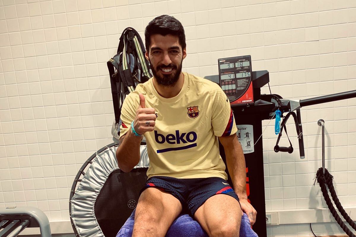 Luis Suárez no juega en Barcelona desde el 9 de enero ante el Atlético de Madrid. (Foto: FCB)