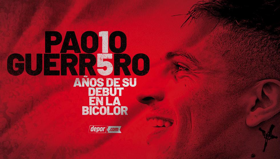 Paolo Guerrero debutó en la Selección Peruana hace quince años, el 9 de octubre de 2004. (Diseño: Christian Marlow / Investigación: Eduardo Combe)