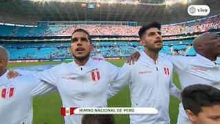 Retumbó el Arena do Gremio: así se cantó el Himno Nacional en el debut de la Selección Peruana [VIDEO]